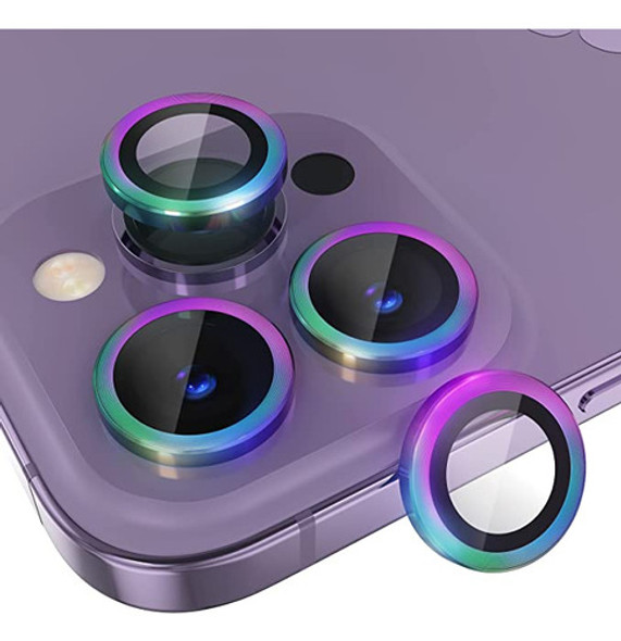 Protector De Camara Individual Para iPhone 14 Pro Colorido 0