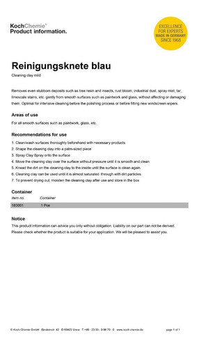 Clay Bar Arcilla Descontaminante Grado Fino 200grs Premium 1