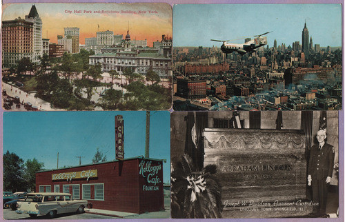 0391_lote De 12 Tarjetas Postales De E.e.u.u. 0