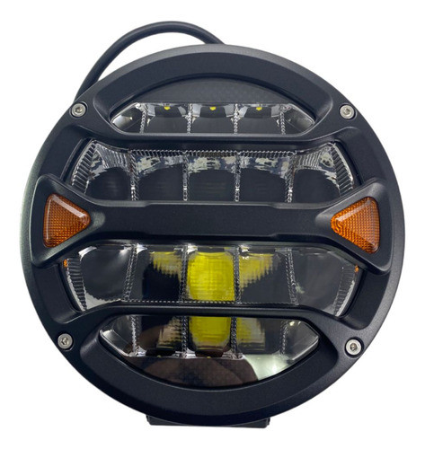 Faro Led Iron Dakar 7  90w Blanco C/giros Ambar 12/24v 0