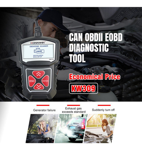 Konnwei Kw309 Universal Car Scanner Profissional Automotivo 1