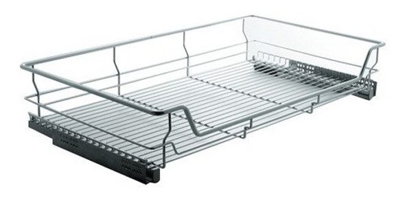 Canasto Interno 450 Mm Acero Cromado Cocina Guia Oculta 0