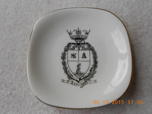 Plato Porcelana Verbano A.r.a. Estado Mayor General Marina 0