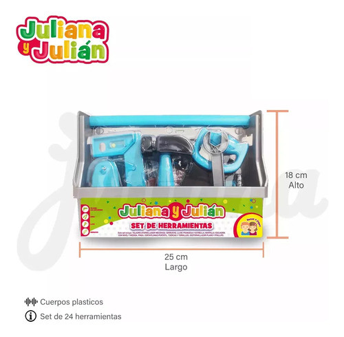 Set Juliana Y Julian Set Medico Y Set De Herramientas 1