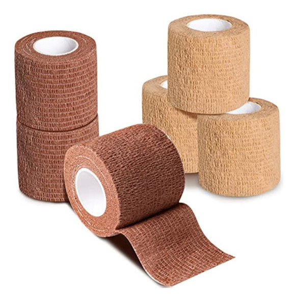 Vendajes Autoadhesivos Cohesivos, Paquete De 6 0