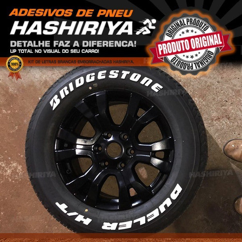 Adesivo De Pneu - Bridgestone + Dueler At 1
