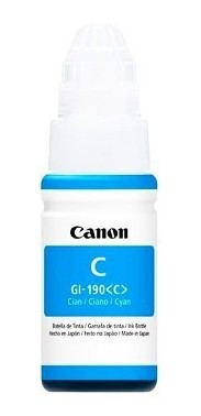 Tinta Para Impresora Canon Gi 190 Cyan G2010 2110 2800 3100 0