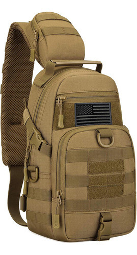 Mochila Tactica Tipo Bandolera Sistema Molle Con Bolsillos 0