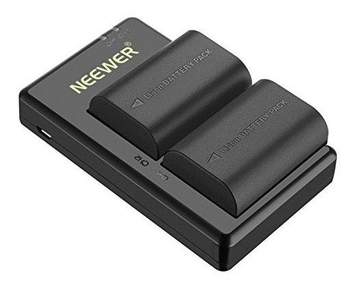 Neewer Lpe6 Lpe6n Juego De Carga De Bateria Recargable De Re 0