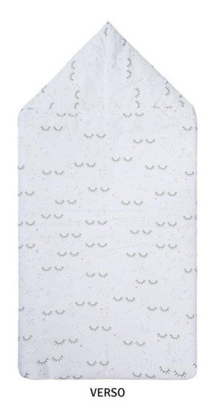 Porta Bebê Acolchoado Com Capuz Cílios 77 X 33cm Papi 1