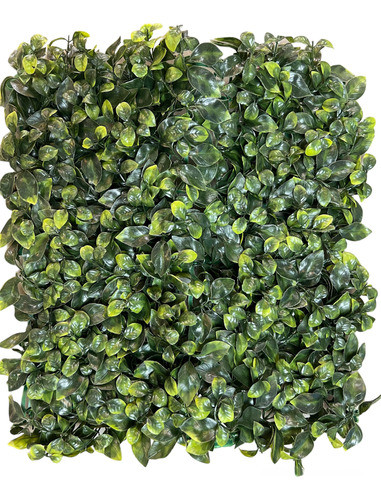 6 Paneles Vegetacion Artificial 50 X 50 Cm Hojas Manzana 0