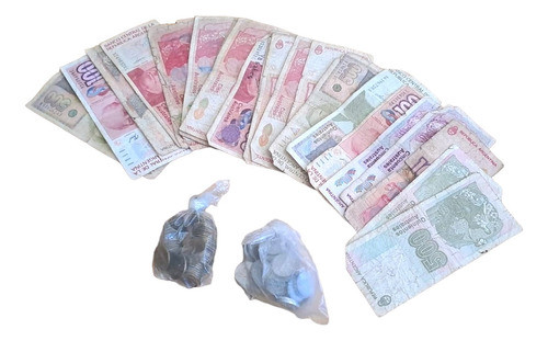 Lote Billetes Y Monedas Austral Australes 0