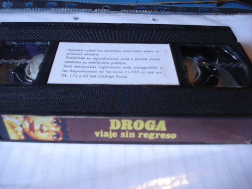 Vhs Droga Viaje Sin Regreso ( Droga Sterco Di Dio, 1989) 0