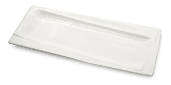Fuente Para Sushi Curva 35 X 11 Cm Porcelana Premium G 0