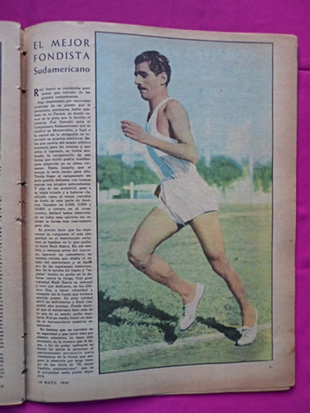 El Grafico N° 1349 Año 1945 Gimnasia Boca Estudiantes Racing 1