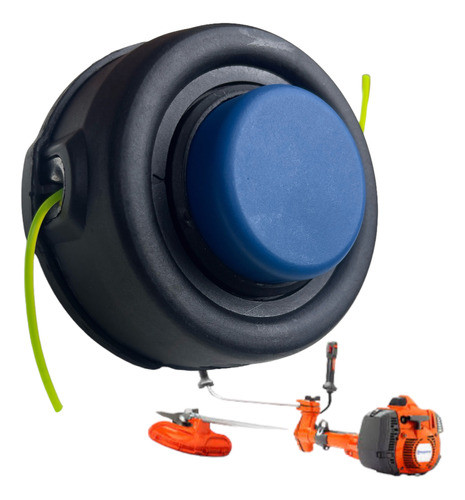 Carretel Automático Nylon Roçadeira Husqvarna Rosca 12x175 0
