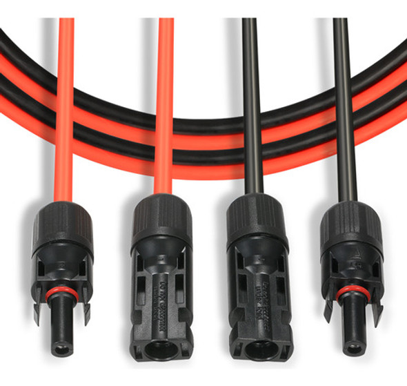 Cabo De Extensão: Conector Macho Com Cabo Vermelho+cabo Sola 1