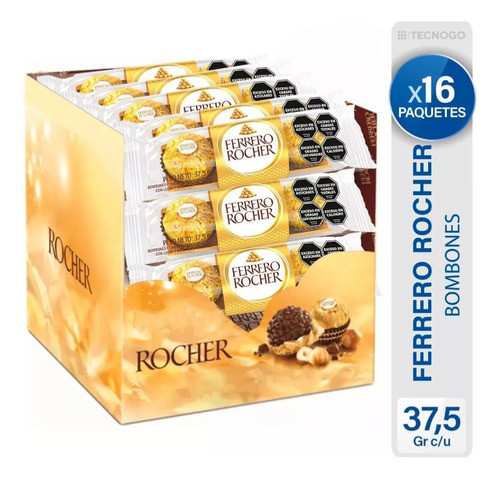 Ferrero Roche Blister De 16 Paquetes X 3 Unidades 0