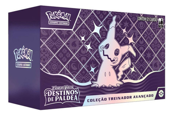 Pokémon Cartas Box Treinador Avançado Mimikyu - Copag 0