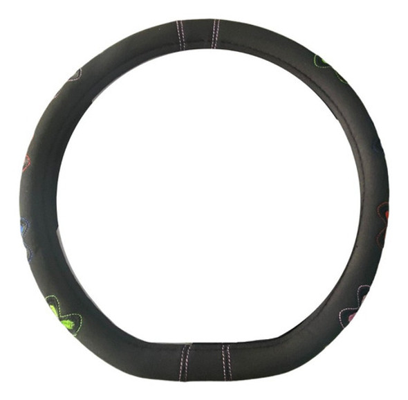 Cubre Volante Con Base Plana Negro Mariposas Super Oferta! 0 Cubre Volante Con Base Plana Negro Mariposas Super Oferta! 0