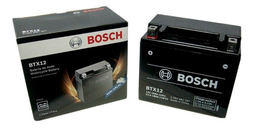 Batería Moto Bosch Ytx12-bs Kawasaki Kle650 Versys 08/17 1