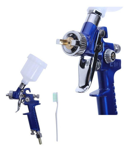 Profissional 0.8mm/1.0mm Bocal Mini Pistola De Pintura A Ar 1