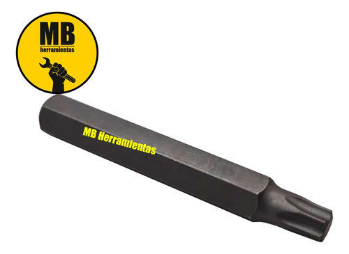 Punta Torx T55 Bremen Encastre Hexagonal 10mm X 75mm Largo 1
