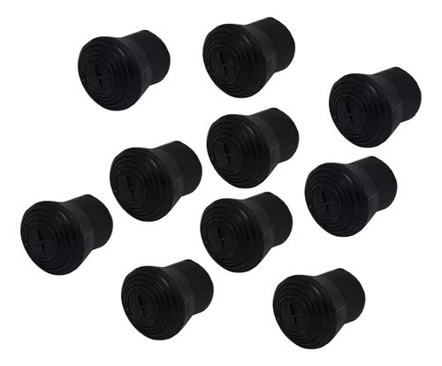 10x Regaton De Goma Redondo 15mm Subte A 0