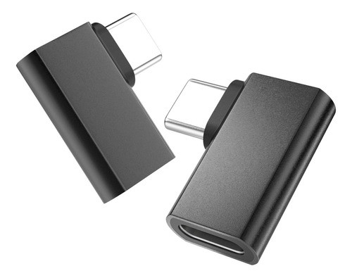 Adaptador Usb C De Ngulo Recto, Usebean (paquete De 2) Pd 10 0