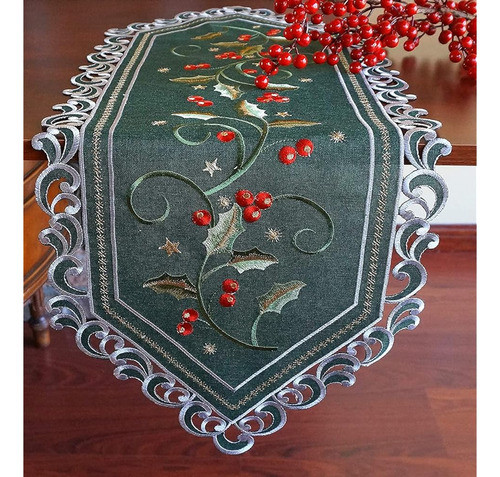 Granddeco Camino De Mesa Navideño Navideño 13  X54 , Tocador 1