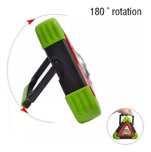 Baliza Recargable Con Panel Solar 1