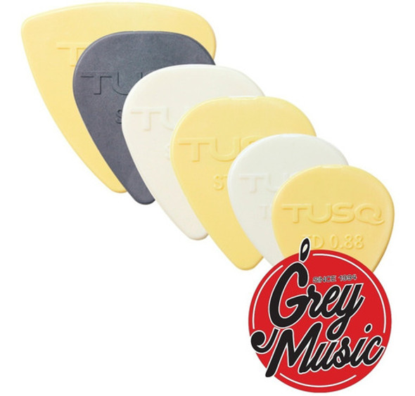 Puas Guitarra Bajo Mixed Assorted Pack X 6 Tusq Pqp-1000-mp 0