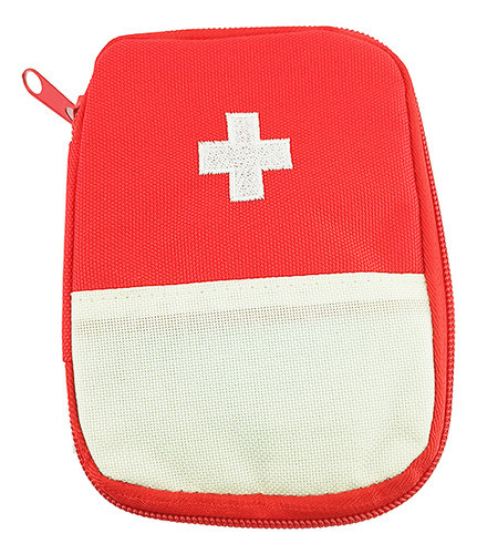 Bolsa Para Remédio Poliéster Zíper Vermelha 0