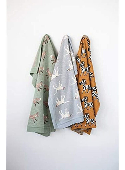 Creative Co-op Df2527 40  L X 32  W Manta Tejida De Algodón 1