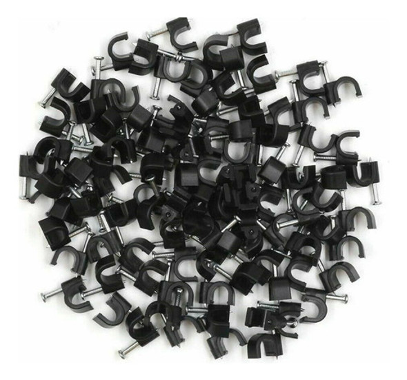 Fixa Fio Rg59 5mm Cabos 5.000 Uni Miguelão Prego De Aço 0