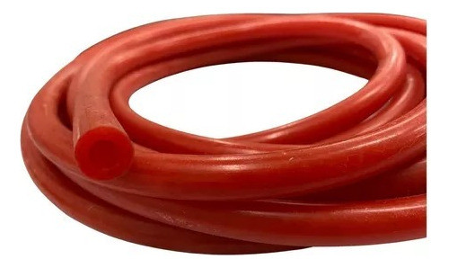 Mangueira De Silicone Atóxica 6,0x10,0mm Vermelha 1 Metro 0