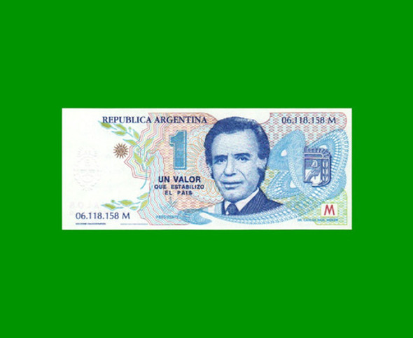 Billete Publicitario De Carlos Menem 1989/1995, Estado S/ C. 0 Billete Publicitario De Carlos Menem 1989/1995, Estado S/ C. 0