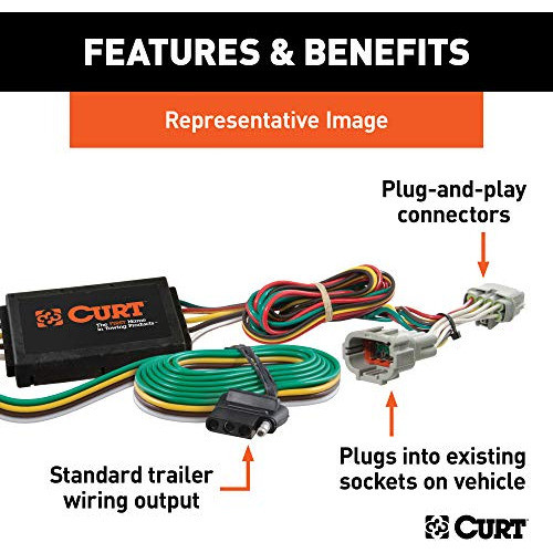 Curt 55308 Arnés De Cableado Personalizado 1