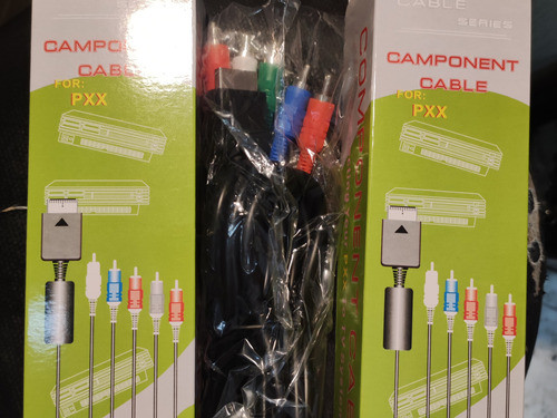 Cable Ps2 Ps3 Av Componente Ficha Metal Cable Grueso 0