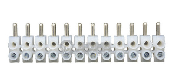 Bornera Enchufable Tekox 12 Polos 1mm A 2,5mm 1