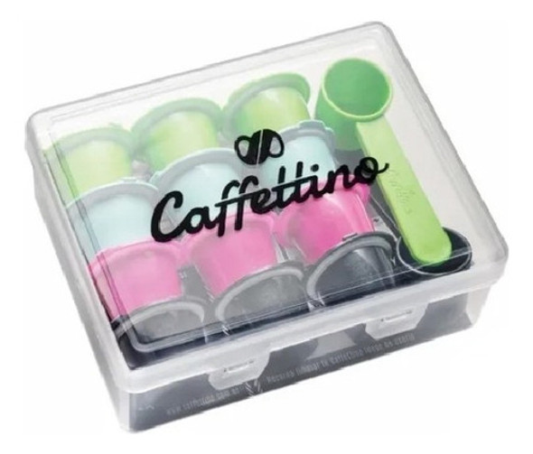 Cápsulas Recargables Café Nespresso X12 Caffettino Ecokit. 0