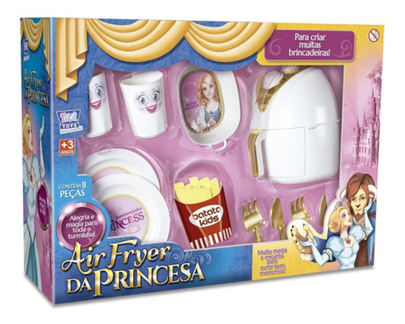Air Fryer A Bela E A Fera  Brinquedo Criança 0