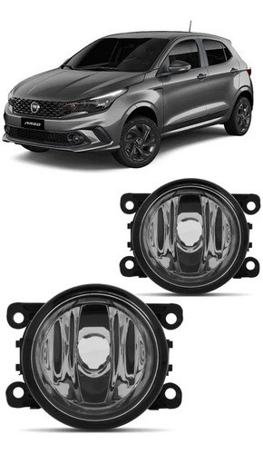Par Farol De Milha Auxiliar Neblina Fiat Argo 2016 A 2019 0