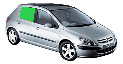 Vidrio Puerta Peugeot 307 2001 Al 2011 Trasero Derecho 0
