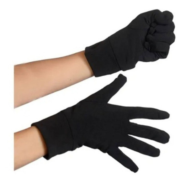 Guantes Primera Piel C/ Puño Frio Running Ski Moto Bici Tala 0