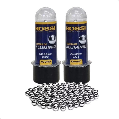 Munição Pistola Esfera De Aluminio 6mm 200 Uni 0