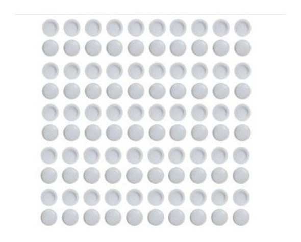 200 Peças Tampinha Plástica Branca Para Parafuso Tp13 1 200 Peças Tampinha Plástica Branca Para Parafuso Tp13 1