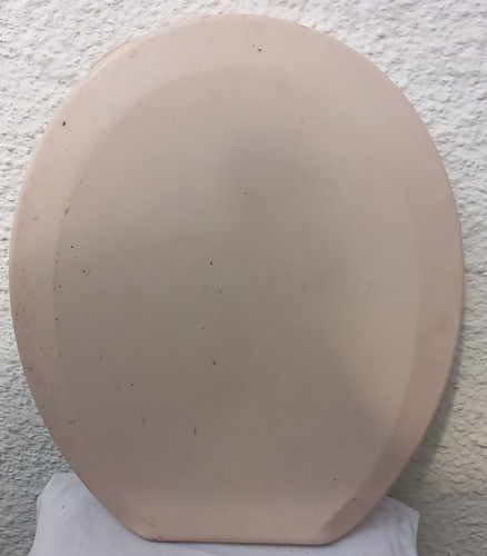 Tapa Inodoro Amanco Plastico Beige Con Base Camara Aire. 1