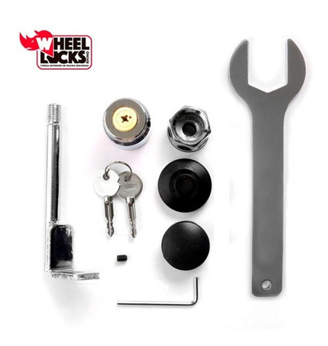 Kit Antirrobo Rueda De Auxilio Wheel Locks Chevrolet S10 1
