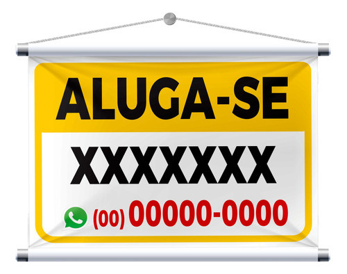 Banner Vende-se Imóvel 70cmx60cm Kit Com 4 1